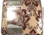 Croscill Esmeralda Bordeaux King Bet Set Includes Comforter 2 Shams Bed ... - £318.90 GBP