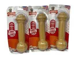 Nylabone Power Chew Durable Dog Toy Flavor Peanut Butter Large Lot of 3 - $21.99