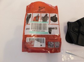 Gun &amp; Flower handgun gun holster Polymer OWB M&amp;P Shield Holster Black - £24.15 GBP