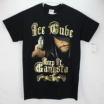 Ice Cube Keep IT Gangsta Black T-Shirt New Small - $15.84