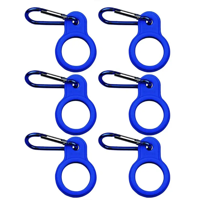 6pcs  Water Bottle Carrier Hi Bottle Holder Clip Hook with Carabiner for Bike Ca - £82.79 GBP