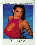 TERI WEIGEL  8 X 10 COLOR PHOTO SIGNED VERY RARE - $475.03 MXN