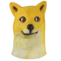 Miyaya Funny  Dog Animal Head Mask Halloween Party Dance Adult Size - £14.31 GBP