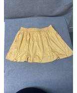 NEW Yellow Mini Skirt Woman&#39;s Size L Cheerleading Tennis Cosplay Costume... - $27.14 CAD
