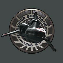 Battlestar Galactica NEW TV Series Viper Squadron Logo T-Shirt NEW UNWORN - $19.34+