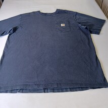 Carhartt K87-NVY Men's Tall Short Sleeve Pocket Workwear Blue Cotton T-Shirt 2XL image 13