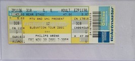 U2 Bono Edge / Elevation Tour - Vintage 2001 Unused Whole Full Concert Ticket - £11.81 GBP