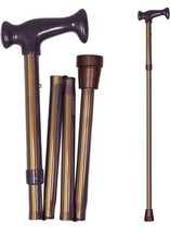 DMI Adjustable Folding Cane with Ergonomic Handle, Lightweight, Sturdy &amp; Strong - £13.94 GBP