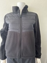 Zyia Active Targhee Jacket Black Fleece Full Zip Size Small - £24.46 GBP
