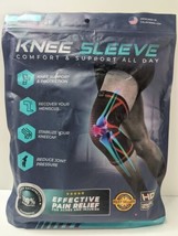 Modvel 2 Pack Knee Compression Sleeve Brace for Men Women Size XXXL PINK/PINK - £16.29 GBP