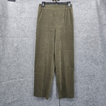 VTG C.M. Shapes Pants Women Petite Small Green Pull On Straight Leg Elas... - $14.95