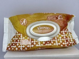 NEW Kleenex Wet Wipes 48 Count Snap Top Orange Thick &amp; Soft Discontinued - $21.49