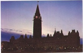 Postcard Canadian Houses Of Parliament Sunset Ottawa Ontario - £2.36 GBP