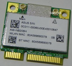 New Asus 0C011-00060J00 b/g/n BT PCIe Half Atheros AR5B22-SB AW-NB208H - £22.79 GBP