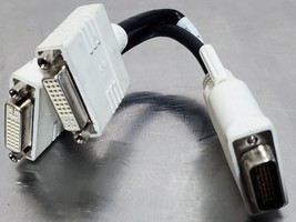 Dual Dvi Y Splitter Cable Adapter DMS59 Y Dvi - £5.53 GBP