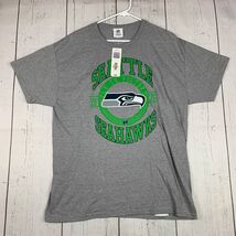 Seattle Seahawks SEA NFL Medium Gray Casual T-shirt New Mens - $20.92 CAD