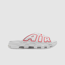 Nike Air More Uptempo Slide - White/University Red (FD9883-100/DV2132) - $109.98