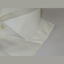 Men Sateen Cotton Blend Shirt Manschett Quesste Turkey Slim Fit 4130-02 Ivory image 7