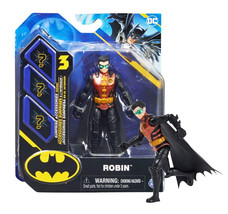 DC Spin Master Stealth Damian Wayne Robin 4&quot; Figure with 3 Surprise Accessories - £13.28 GBP