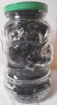 Kraft General Foods 26oz Glass Santa Claus Embossed Figural Jelly Jar Li... - £15.85 GBP