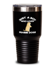 30 oz Tumbler Stainless Steel Insulated Funny Just A Boy Who Loves Prairie  - £27.93 GBP