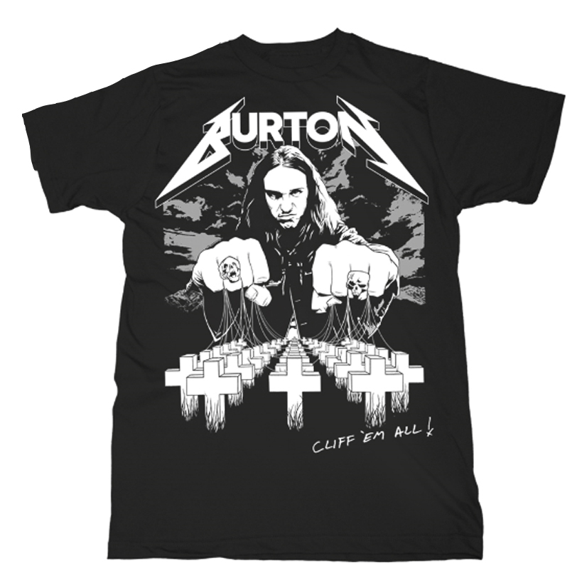 Cliff Burton Master of Puppets Metallica Official Tee T-Shirt Mens Unisex - $32.65