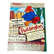 Adventures of a Bear Called Paddington Theatre Flyer 40th Anniversary UK 1998 - £24.17 GBP