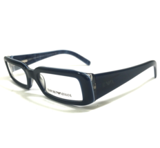 Emporio Armani Eyeglasses Frames 687 718 Dark Blue Denim Thick Rim 50-18-135 - £48.08 GBP