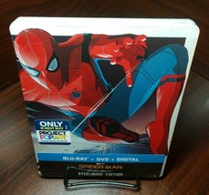 Spider-Man Homecoming Steelbook (Blu-ray+DVD+Digital)NEW-Free Shipping w/Trackin - £23.16 GBP