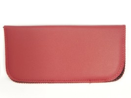 NEW Soft Safety Eyeglasses Glasses Red Case Pouch With Cleaning Cloth 16... - $84.96 MXN