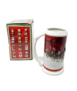 BEER MUG 2004 BUDWEISER HOLIDAY STEIN 25th ANNIVERSARY CLYDESDALE ANHEUS... - $34.03 CAD