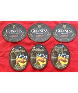 Vintage 6 Halloween Guiness Paper Barware Coasters Happy St Pumpkins Day - $130.76 MXN