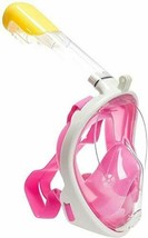 Full Face Free Breath Anti Fog Snorkeling Dive Mask Pink SZ S/M (M2068G) - £15.84 GBP