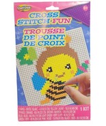 Creative Kids Cross Stitch Fun Kit Set 5.5&quot; Includes Everything Needed - £6.93 GBP