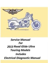 2013 Harley Davidson Road Glide Ultra Touring Models Service Manual - £20.26 GBP