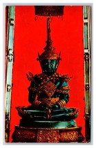 Emerald Buddha Wat Phra Kaew Temple Royal Palace Bangkok Thailand Postcard U10 - £3.46 GBP