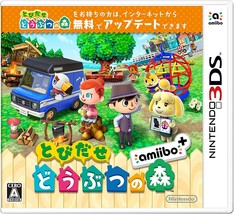 Nintendo 3DS Animal Crossing New Leaf Tobidase Doubutsu no Mori amiibo+ Japan - £37.84 GBP