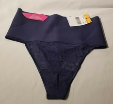 Maidenform Lace - Shaping - Thong Panties -Womens Everyday- Navy - Small - $15.99