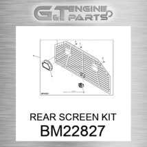 BM22827 Rear Screen Kit Fits John Deere (New Oem) - £254.76 GBP