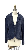 VTG CP Shades Purple Silk Velvet Lagenlook Cutaway Jacket  Size S - $44.55