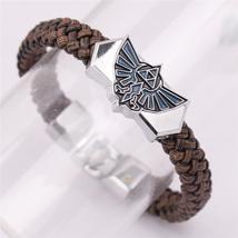 Anime The Legend of Zelda Knit Bracelet Cosplay Costumes Accessories Props Black - £23.96 GBP