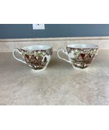 Johnson Brothers   Historic Hall  Colonial Overhang Set Of 2 Tea Cups - $20.35 CAD