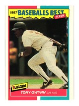 1987 Fleer Baseball&#39;s Best Sluggers vs. Pitchers #17 Tony Gwynn San Diego Padres - £1.59 GBP