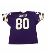 Vintage 1990&#39;s Minnesota Vikings Cris Carter #80 Home Purple NFL Jersey ... - €51,42 EUR