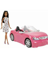 2018 African American Barbie Doll &amp; Convertible Car-Mattel-New Ships Fre... - £31.15 GBP