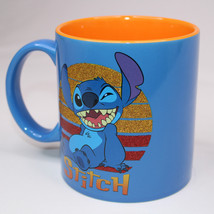 Disney Lilo And Stitch Coffee Mug Sunset 20oz Blue And Shades Of Orange ... - $12.13