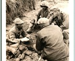 RPPC WW2 US Army Questioning Japanese Prisoner UNP EKC Postcard C15 - $20.74