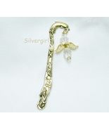 Hand Created Colorful Metal Hook Crystal Beaded Bookmarks Amethyst Angel... - £7.98 GBP
