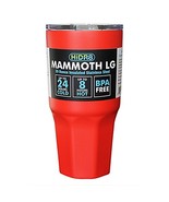 Mammoth Powdered Red 20 oz Double Wall Vacuum Insulated Steel Tumbler Cr... - $17.72