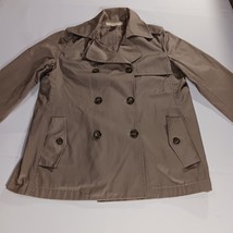 Banana Republic RN#5402 Women's Beige/Khaki Cotton Button Jacket Size Large image 8